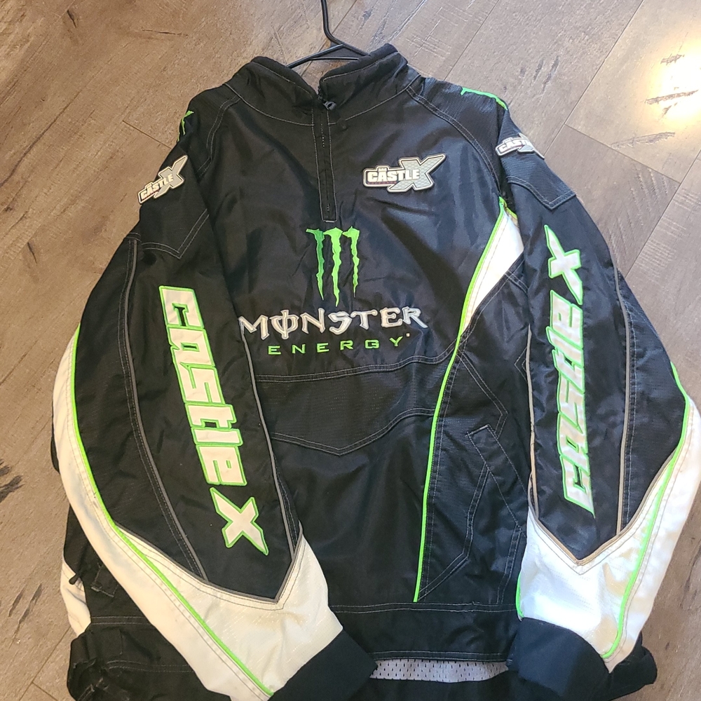 Castle X Black and Green Ski & Snowboard Jacket